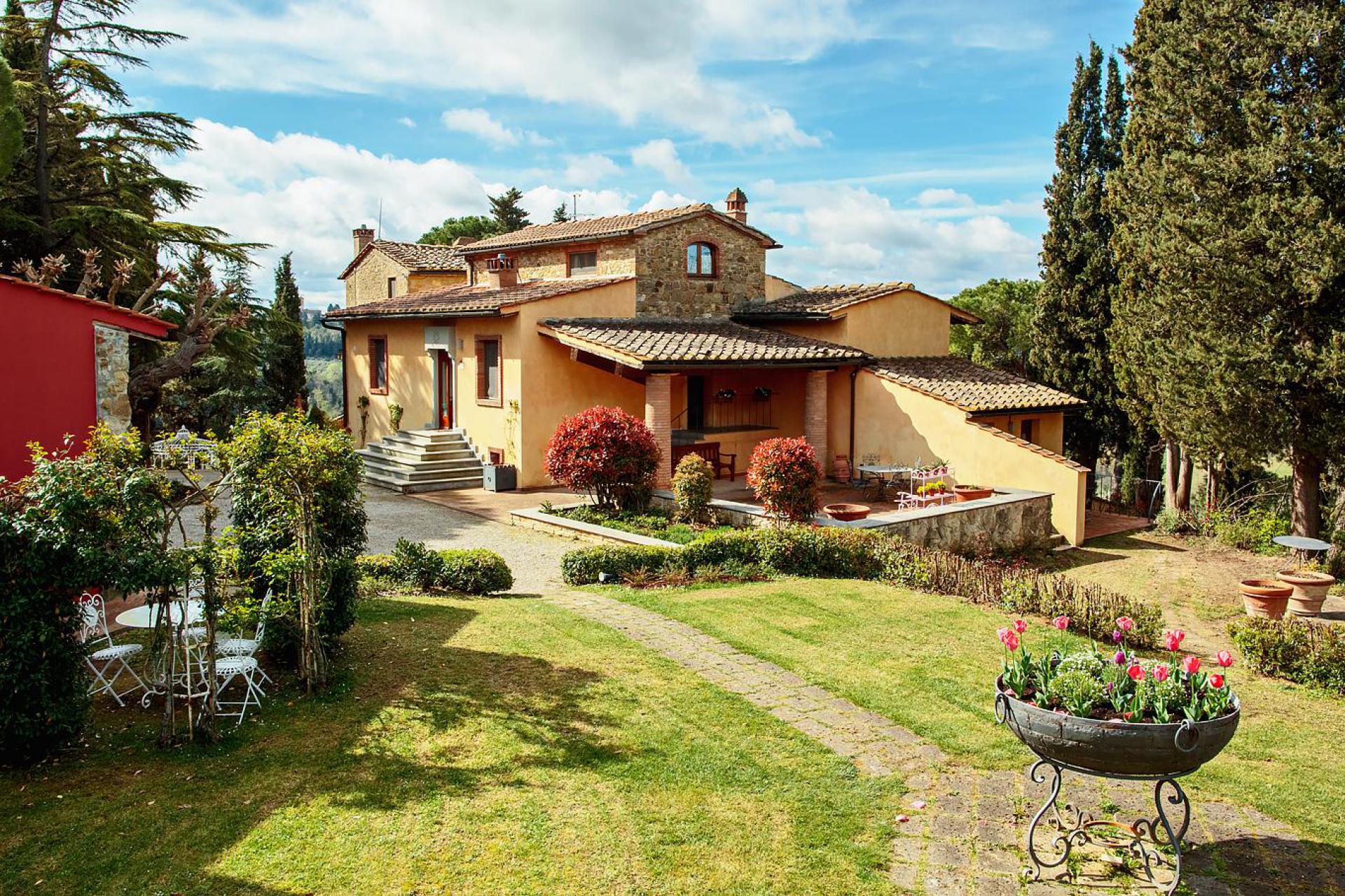 Lussuoso agriturismo vicino San Gimignano, in Toscana