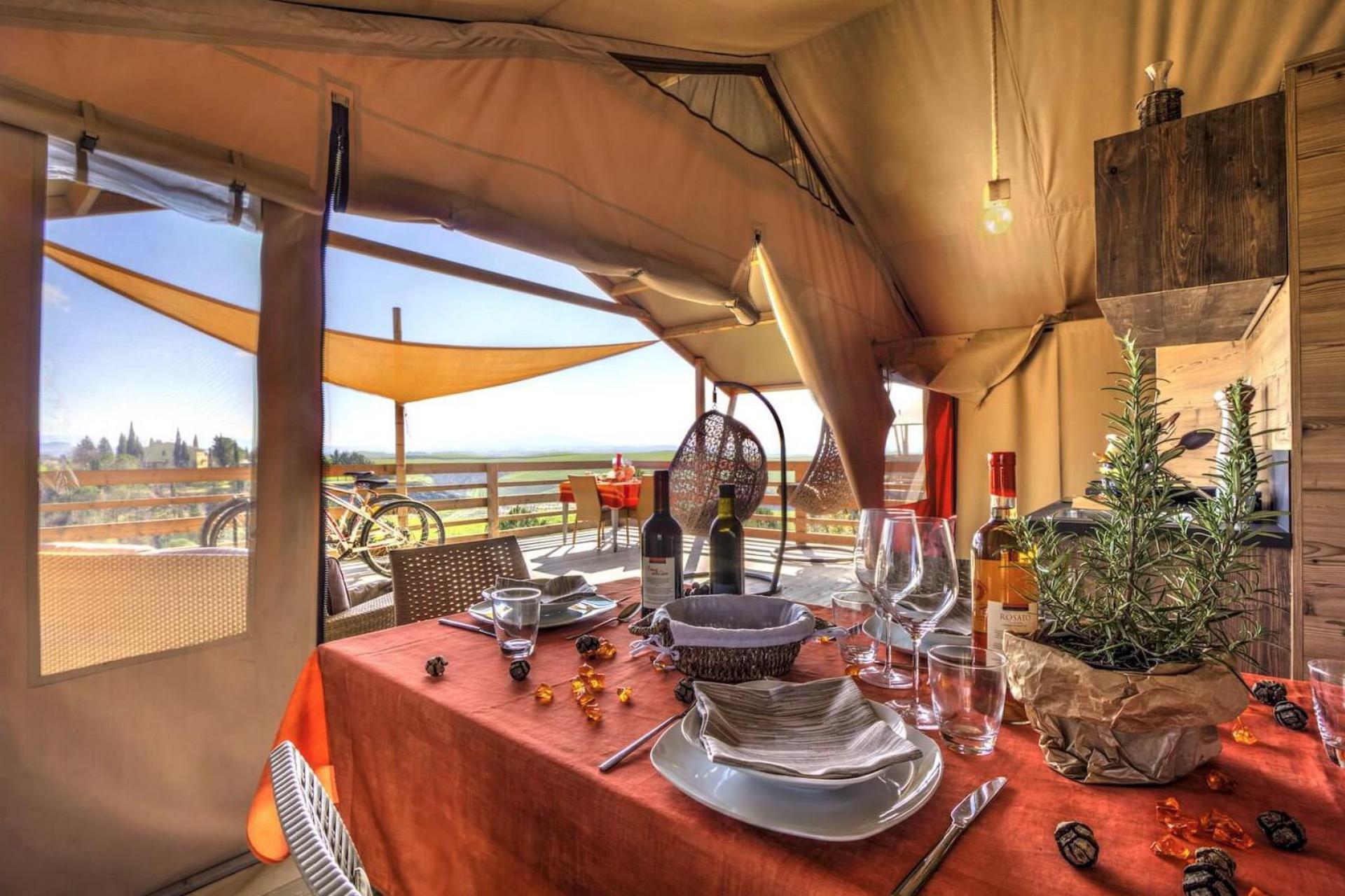 Glamping per famiglie in Toscana