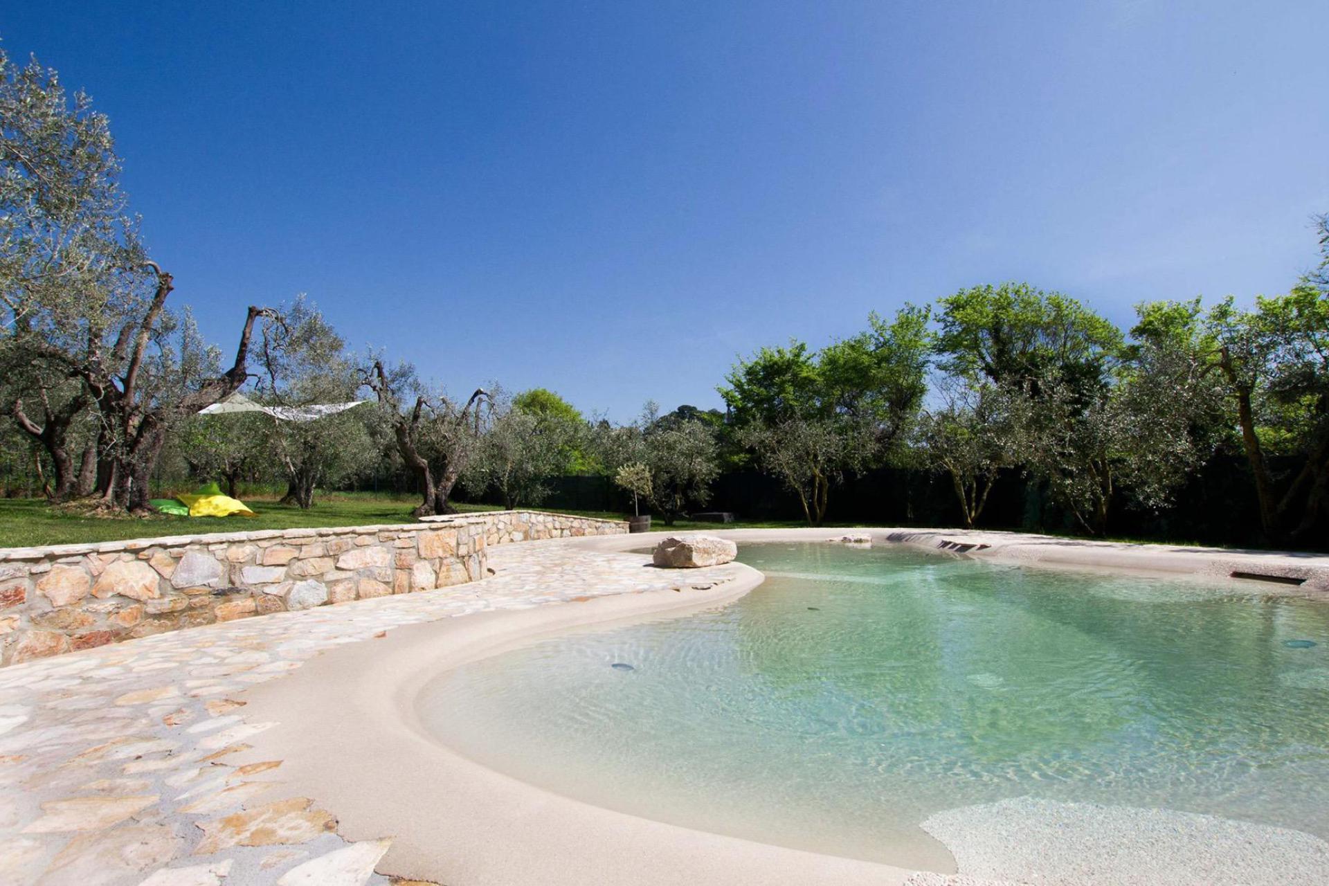 Small agriturismo surrounded by olive groves