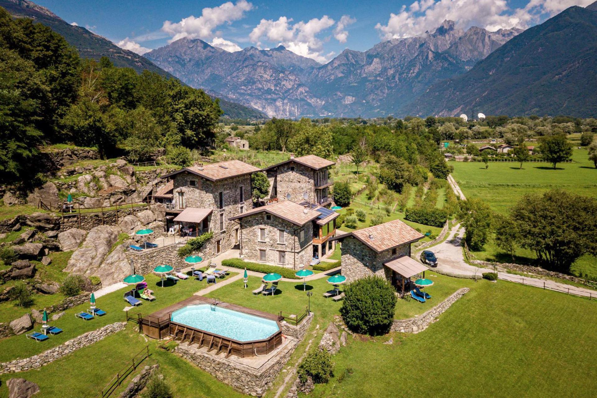 Caratteristico agriturismo nei pressi del lago di Como