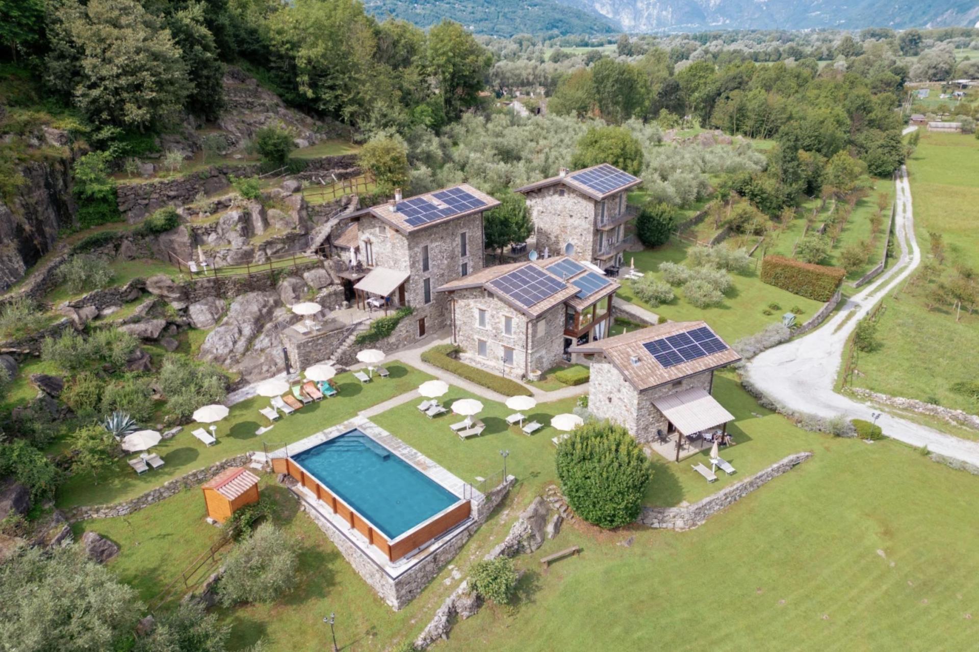 Caratteristico agriturismo nei pressi del lago di Como