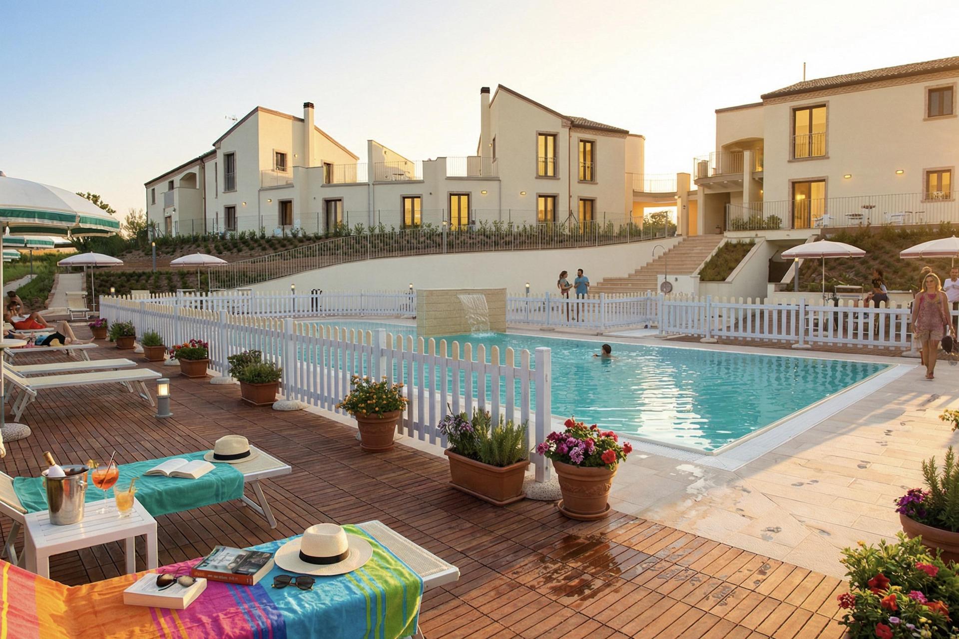 Agriturismo Marche, per bambini e bella vista mare