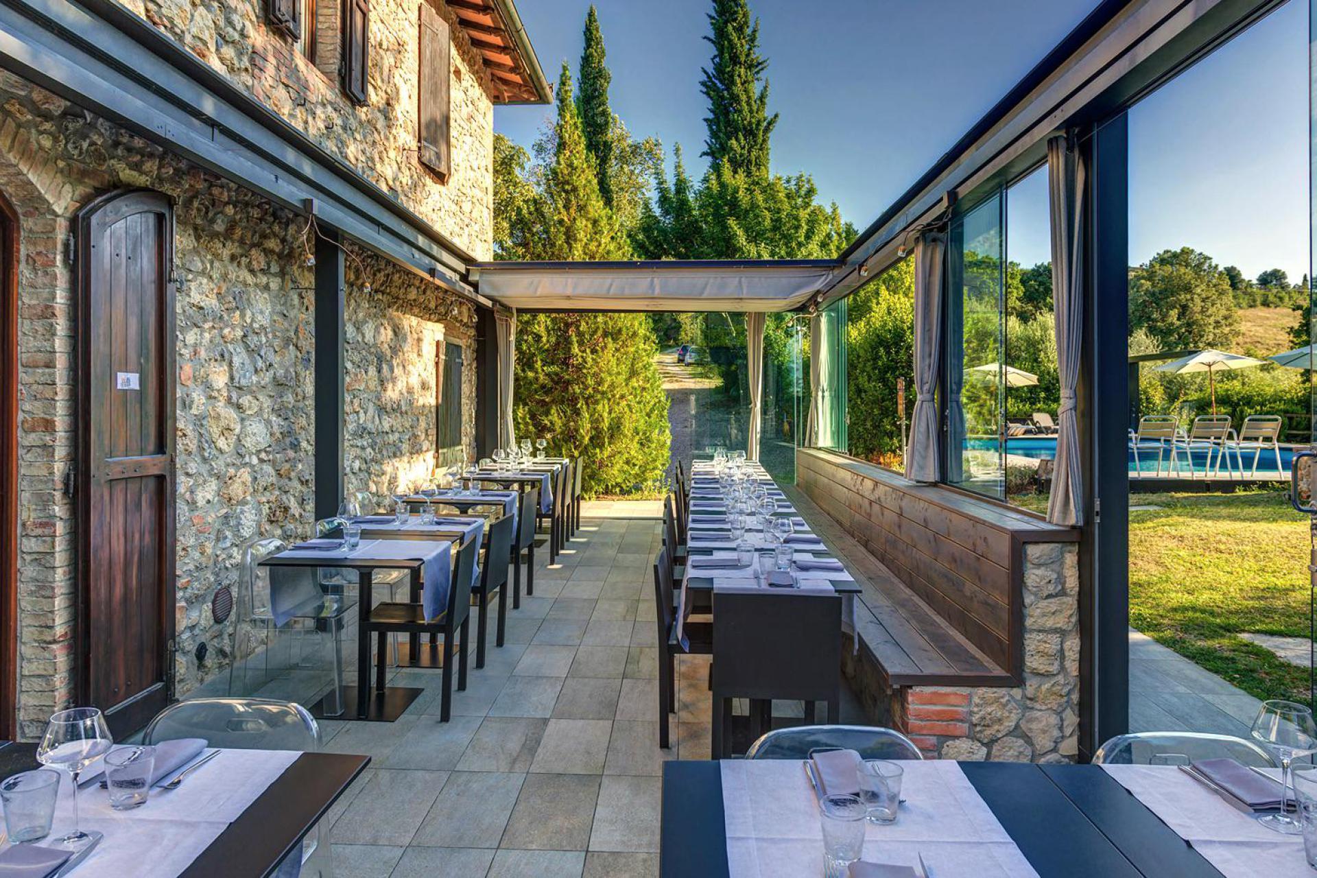 Agriturismo con ristorante vicino a San Gimignano