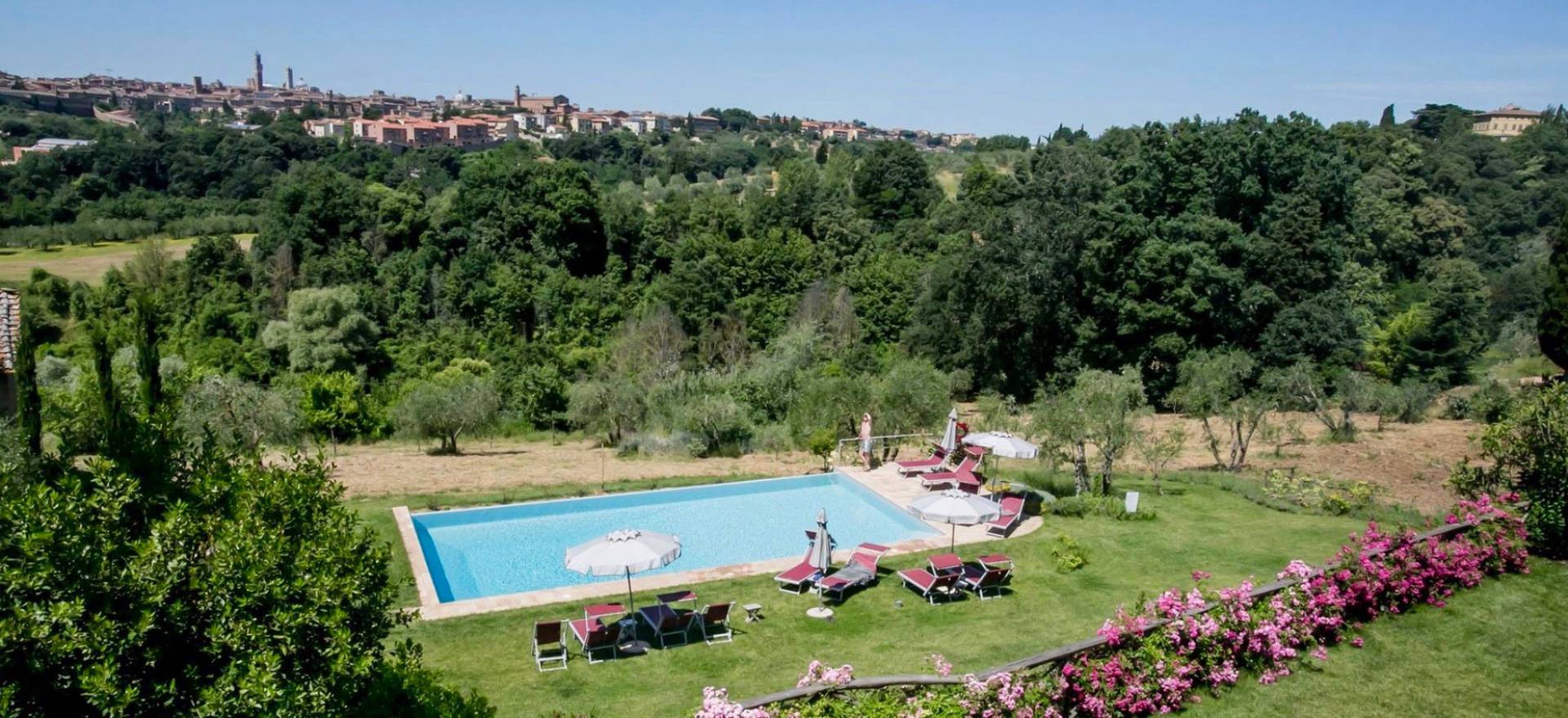 Agriturismo Toscana Agriturismo elegante con bella vista su Siena