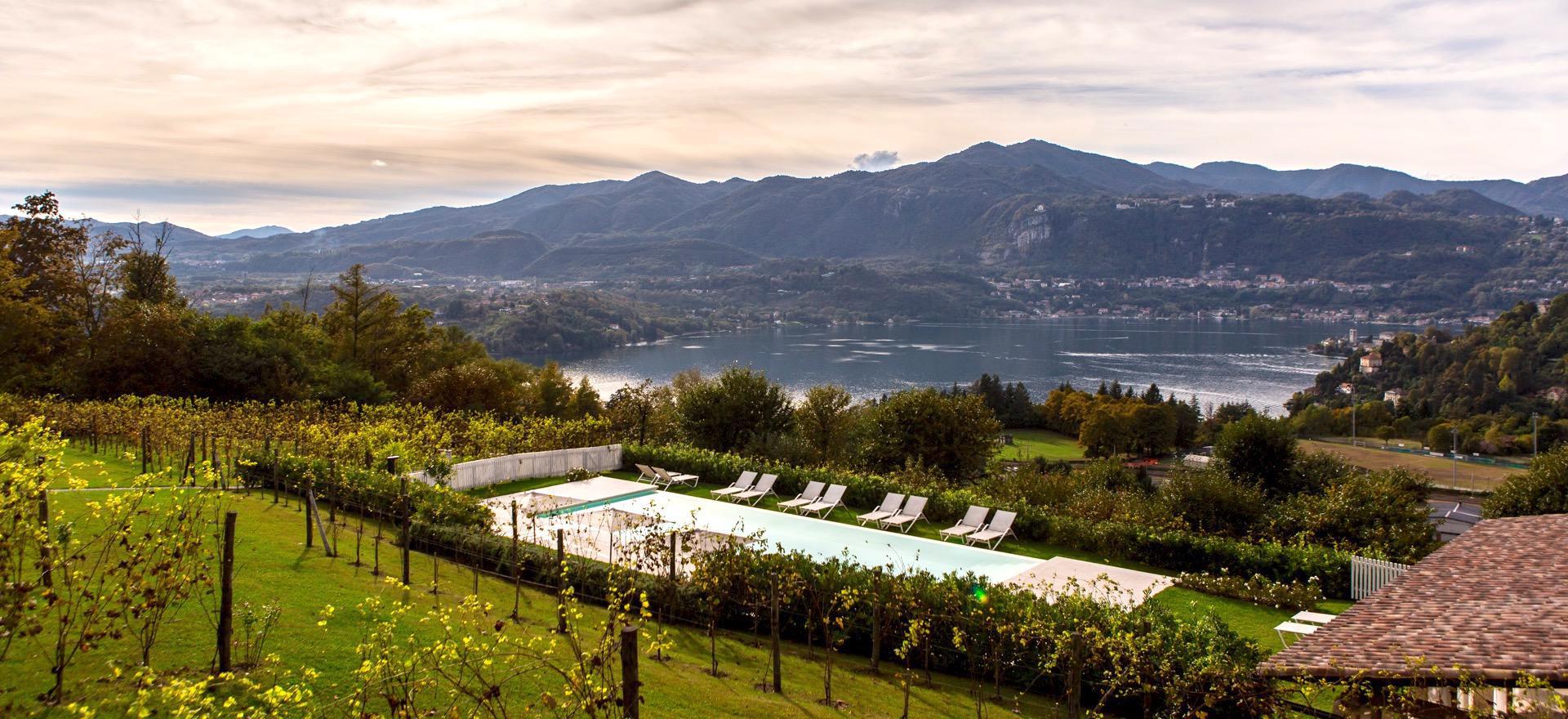 Agriturismo Lago di Como e lago di Garda Agriturismo lago Maggiore con bellissima vista